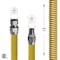Flextron Gas Line Hose 1/2'' O.D.x36'' Len 3/8" FIPxMIP Fittings Yellow Coated Stainless Steel Flexible FTGC-YC38-36I - alternate 5